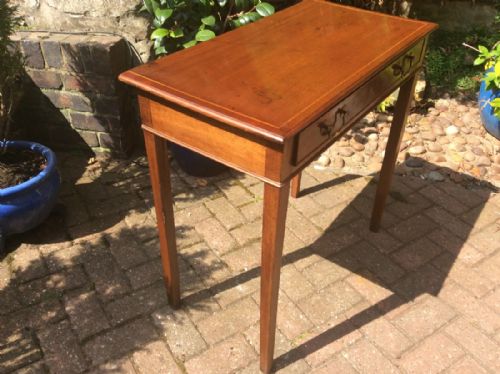GEORGIAN MAHOGANY SIDE TABLE - ADDITIONAL PHOTO 3