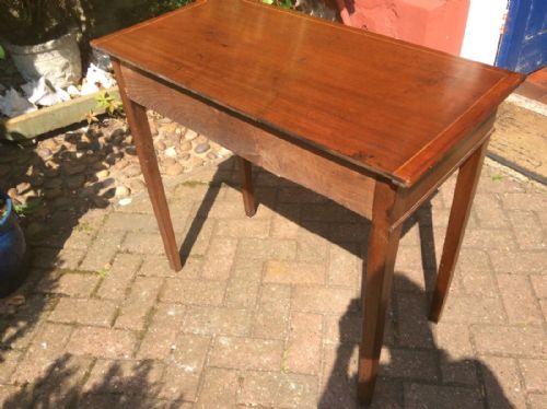GEORGIAN MAHOGANY SIDE TABLE - ADDITIONAL PHOTO 4