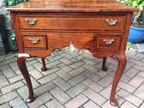 QUEEN ANNE PERIOD WALNUT LOWBOY - ADDITIONAL PHOTO 2
