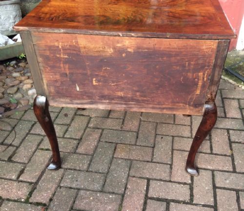 QUEEN ANNE PERIOD WALNUT LOWBOY - ADDITIONAL PHOTO 8