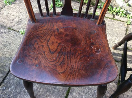 PAIR OF WINDSOR WHEELBACK CHAIRS - ADDITIONAL PHOTO 5