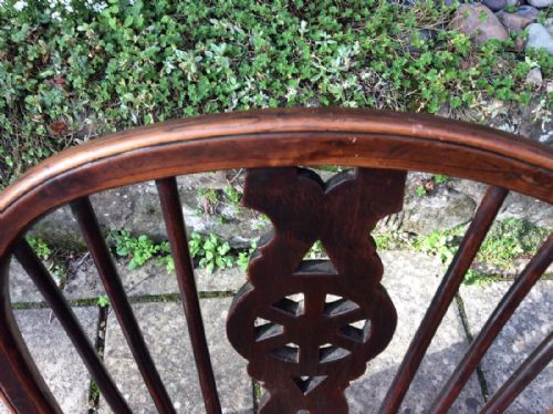 PAIR OF WINDSOR WHEELBACK CHAIRS - ADDITIONAL PHOTO 10