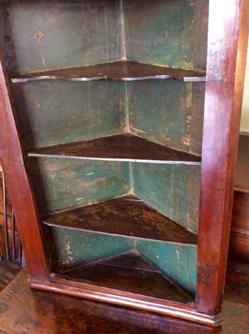 GEORGIAN OAK CORNER SHELVES - ADDITIONAL PHOTO 3