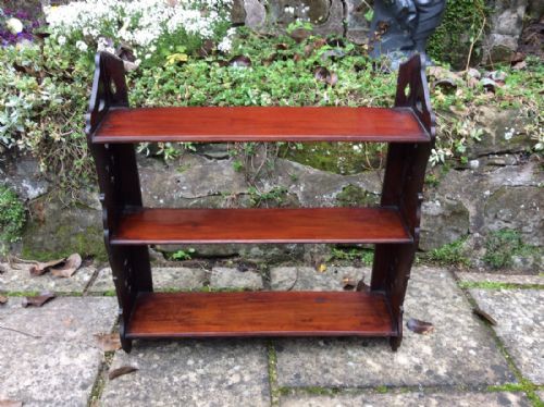 victorian hanging shelves - CATEGORY: ANTIQUE MISCELLANEOUS - DATED VICTORIAN