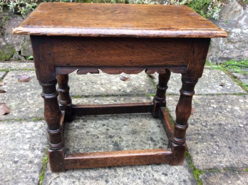 OAK JOINT STOOL - ADDITIONAL PHOTO 1