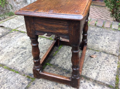 OAK JOINT STOOL - ADDITIONAL PHOTO 4