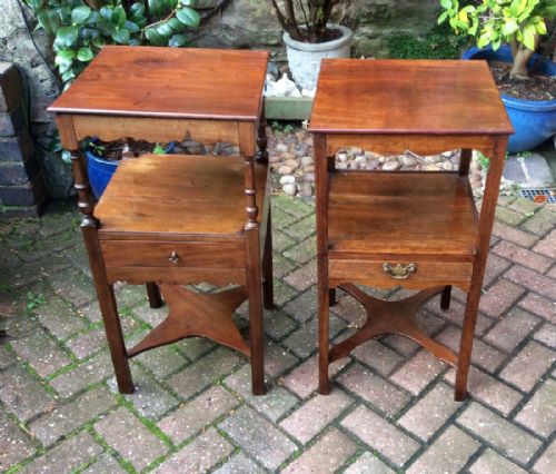 GEORGIAN BEDSIDE WASHSTAND - ADDITIONAL PHOTO 1
