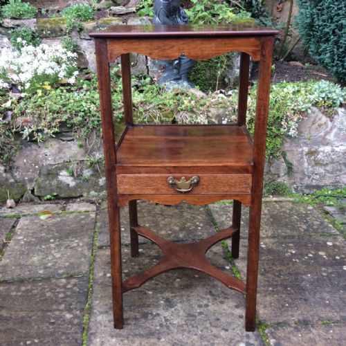 pretty square bedside washstand - CATEGORY: ANTIQUE CABINETS - DATED REGENCY