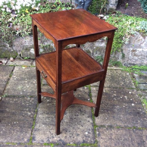 PRETTY SQUARE BEDSIDE WASHSTAND - ADDITIONAL PHOTO 2