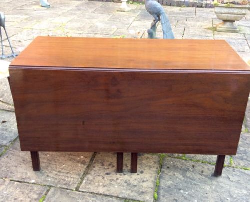 LARGE GEORGIAN MAHOGANY DINING TABLE - ADDITIONAL PHOTO 5