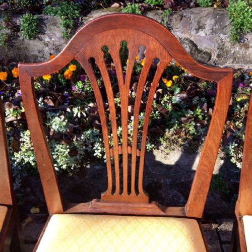 SUPER SET OF FOUR HEPPLEWHITE PERIOD GEORGIAN CHAIRS - ADDITIONAL PHOTO 3