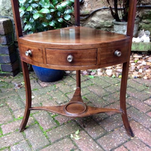 GEORGIAN MAHOGANY CORNER WASHSTAND - ADDITIONAL PHOTO 2