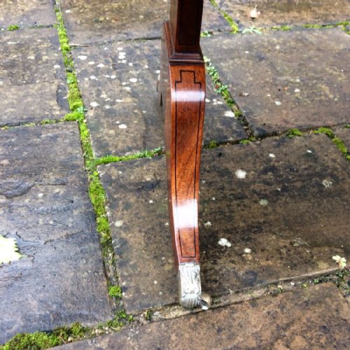REGENCY MAHOGANY SOFA TABLE - ADDITIONAL PHOTO 2