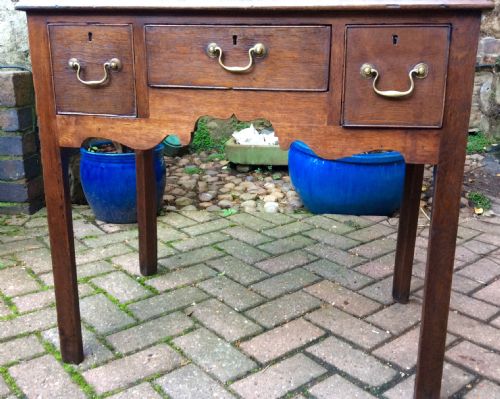 GEORGIAN OAK LOWBOY - ADDITIONAL PHOTO 5
