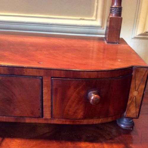 MAHOGANY TOILET OR DRESSING TABLE MIRROR - ADDITIONAL PHOTO 1