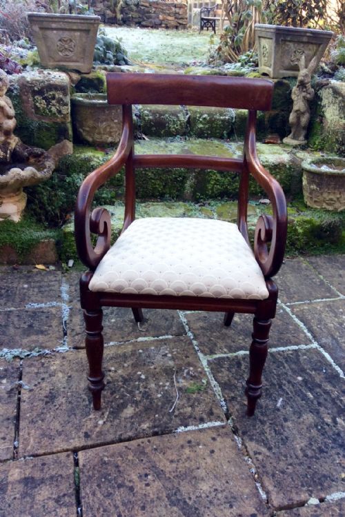 MAHOGANY DESK OR CARVER CHAIR - ADDITIONAL PHOTO 1