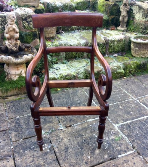 MAHOGANY DESK OR CARVER CHAIR - ADDITIONAL PHOTO 2