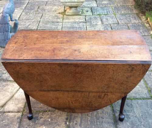 GEORGIAN OAK OVAL DINING TABLE - ADDITIONAL PHOTO 1