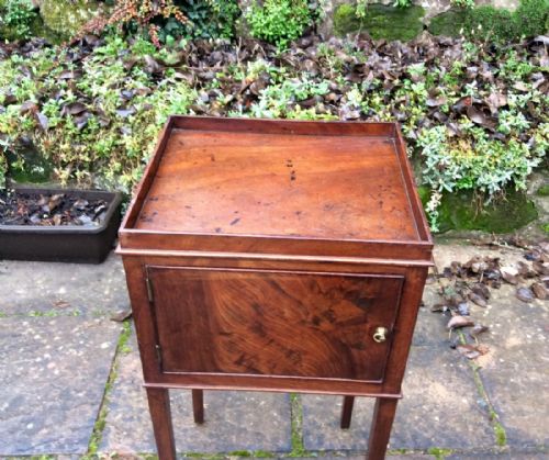 GEORGIAN BEDSIDE CUPBOARD OR POT CUPBOARD - ADDITIONAL PHOTO 3