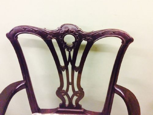 CHIPPENDALE PERIOD CHAIR - ADDITIONAL PHOTO 3