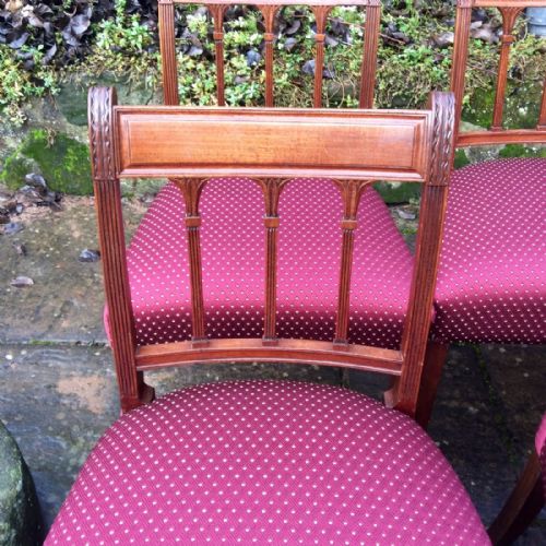 SET OF SIX GEORGIAN CHAIRS - ADDITIONAL PHOTO 1