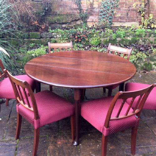 SET OF SIX GEORGIAN CHAIRS - ADDITIONAL PHOTO 6