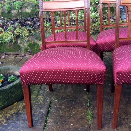 SET OF SIX GEORGIAN CHAIRS - ADDITIONAL PHOTO 12