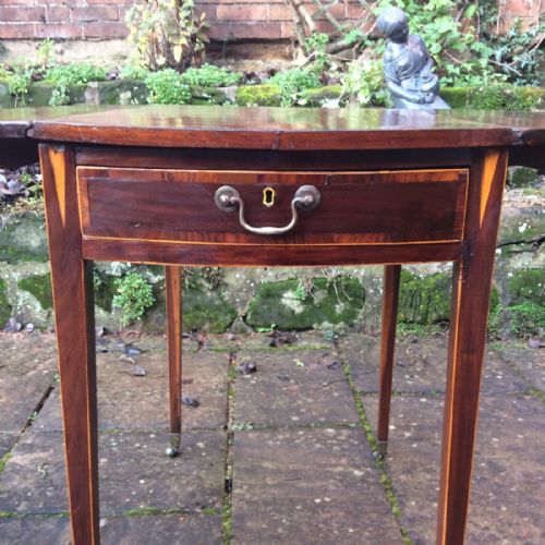 SMALL GEORGIAN OVAL PEMBROKE TABLE - ADDITIONAL PHOTO 4