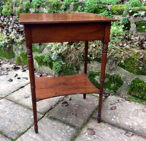 A VERY SWEET REGENCY OCCASIONAL OR BEDSIDE TABLE - ADDITIONAL PHOTO 4