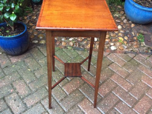 EDWARDIAN MAHOGANY TORCHERE OR PLANT STAND - ADDITIONAL PHOTO 4