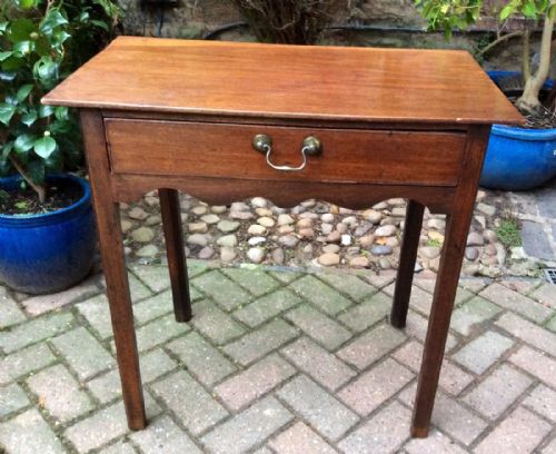 georgian mahogany side table - CATEGORY: ANTIQUE TABLES - DATED GEORGIAN