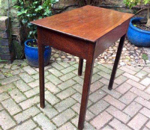 GEORGIAN MAHOGANY SIDE TABLE - ADDITIONAL PHOTO 2