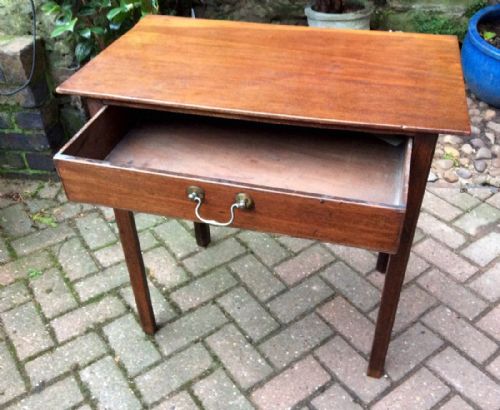GEORGIAN MAHOGANY SIDE TABLE - ADDITIONAL PHOTO 5