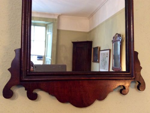 MAHOGANY FRET WALL MIRROR - ADDITIONAL PHOTO 1