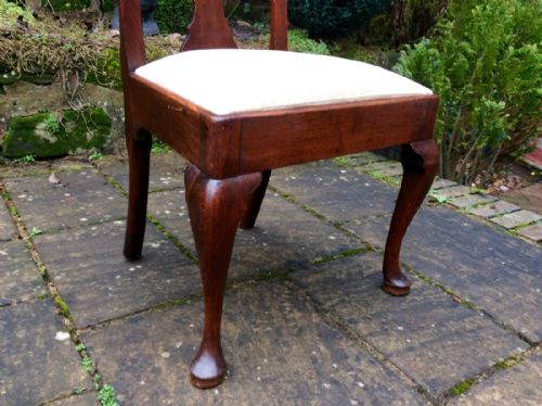 EARLY GEORGIAN WALNUT CHAIR - ADDITIONAL PHOTO 4