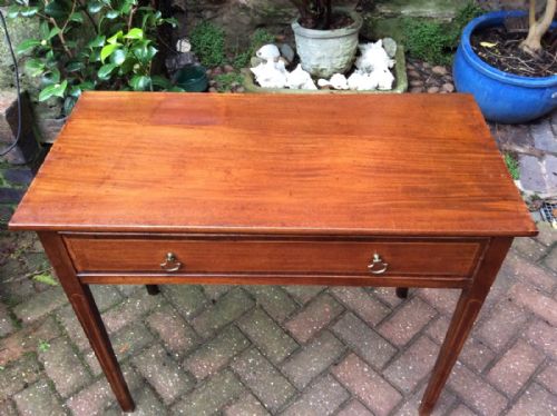PRETTY GEORGIAN MAHOGANY SIDE TABLE - ADDITIONAL PHOTO 3
