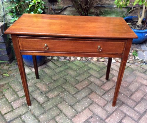 PRETTY GEORGIAN MAHOGANY SIDE TABLE - ADDITIONAL PHOTO 5