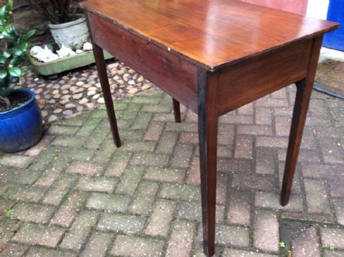 PRETTY GEORGIAN MAHOGANY SIDE TABLE - ADDITIONAL PHOTO 7