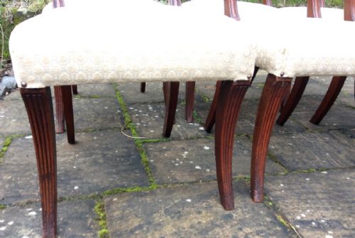 SET OF SIX REGENCY MAHOGANY CHAIRS - ADDITIONAL PHOTO 2