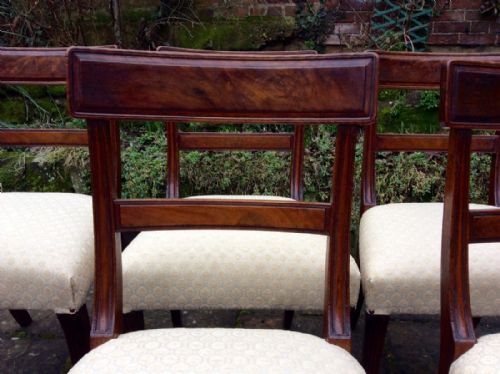 SET OF SIX REGENCY MAHOGANY CHAIRS - ADDITIONAL PHOTO 3