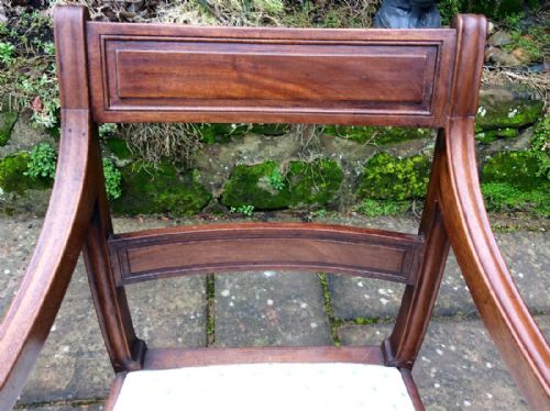 GEORGIAN CARVER ELBOW OR DESK CHAIR - ADDITIONAL PHOTO 1