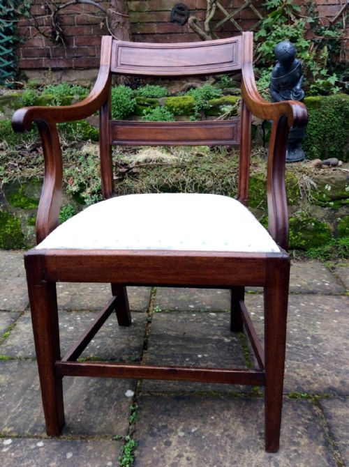GEORGIAN CARVER ELBOW OR DESK CHAIR - ADDITIONAL PHOTO 3