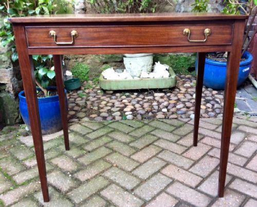 ELEGANT GEORGIAN MAHOGANY SIDE TABLE DRESSING TABLE - ADDITIONAL PHOTO 2