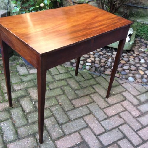 ELEGANT GEORGIAN MAHOGANY SIDE TABLE DRESSING TABLE - ADDITIONAL PHOTO 3