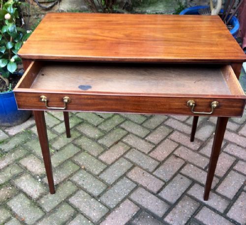 ELEGANT GEORGIAN MAHOGANY SIDE TABLE DRESSING TABLE - ADDITIONAL PHOTO 5