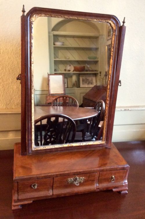 A SWEET GEORGIAN TOILET OR DRESSING MIRROR - ADDITIONAL PHOTO 4