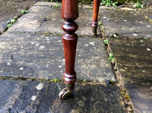 EDWARDIAN ETAGERE OR 2 TIER WHATNOT - ADDITIONAL PHOTO 2