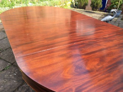 LARGE GEORGIAN DINING TABLE - ADDITIONAL PHOTO 4