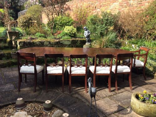 LARGE GEORGIAN DINING TABLE - ADDITIONAL PHOTO 5