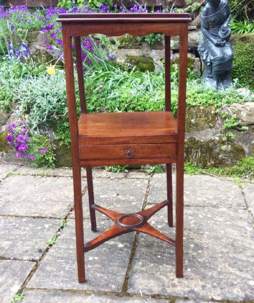 GEORGIAN BEDSIDE WASHSTAND - ADDITIONAL PHOTO 1